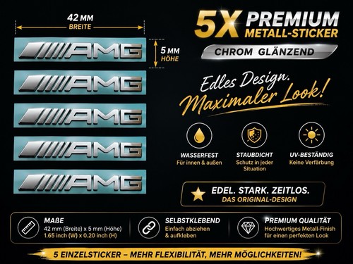 Adesivi amg emblema logo - 5,