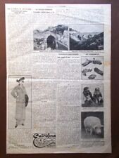 Articolo del 1914 Acquedotto Pugliese verso la fine Vini Bordeaux Curiosità