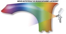 Kotflügel rechts/links Wunschfarbe LACKIERT passt für Audi A4 B5 1994 BIS 2001