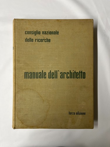 Manuale dell architetto - manuale, dell'architetto