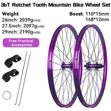 Set ruote 26 29 27,5 pollici