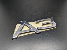 AUDI A 3 A3 LOGO SIGLA EMBLEMA FREGIO STEMMA SCRITTA TARGHETTA BADGE TARGA NOME