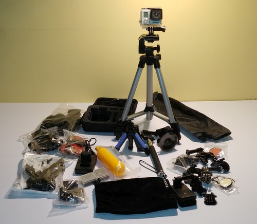 Gopro hero3 with accessories - gopro,