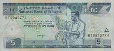 Etiopia / Etiopia - 5 Birr -