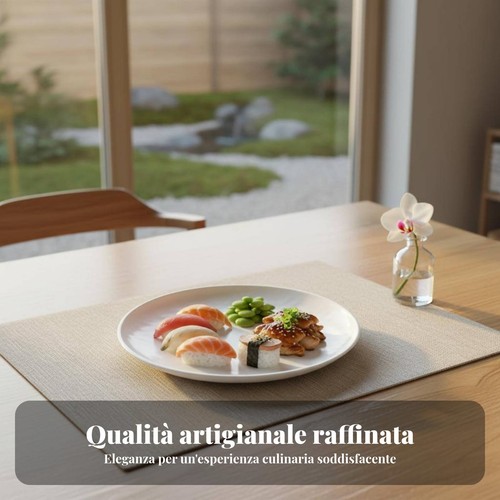 Set piatti ceramica effetto
