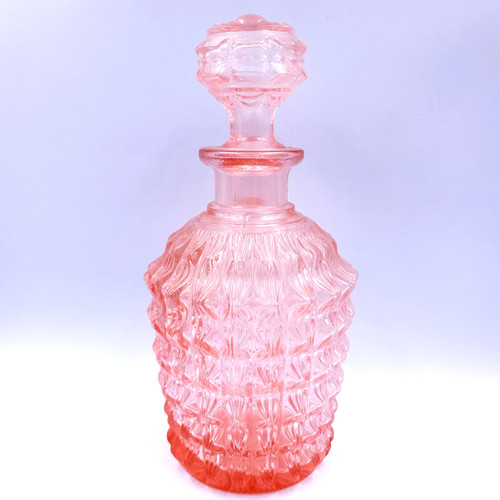 Decanter vetro rosa - vetro,