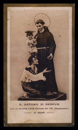 Santino holy card antonio - santino-holy, da
