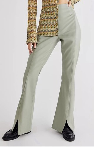 Pantaloni pelle vegani con - pantaloni,