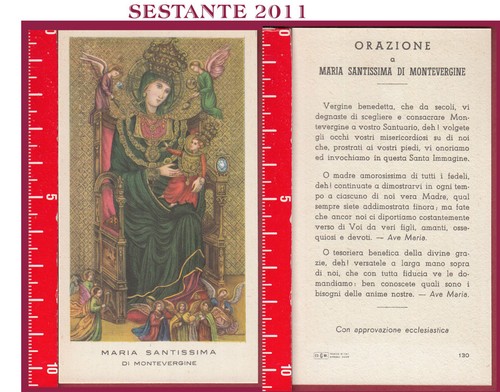 1068 santino holy card madonna - 1068,