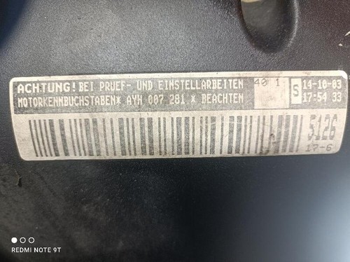 Ayh motore volkswagen touareg - ayh,
