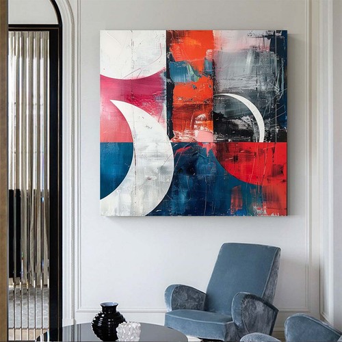 Quadro moderno fatto mano - a,