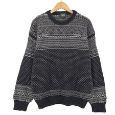 Maglione Vintage Creem Nordic Norvegese Fair Isle In Lana Da Uomo Zn9 Taglia S