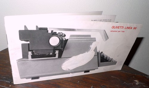 Olivetti linea istruzioni - olivetti, 98.istruzioni