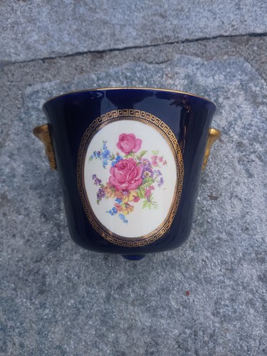 Cachepot porcellana blu - porcellana,