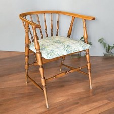 Sedia in stile Vecchia Old america shabby Country Chic Vintage con braccioli