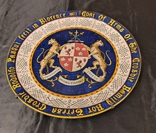 piatto in ceramica istoriata Firenze rodolfo pasqui 1877 richard  ginori