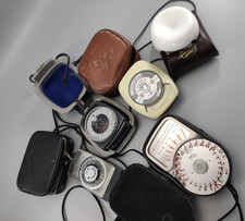 4x Misuratori di Luce Vintage