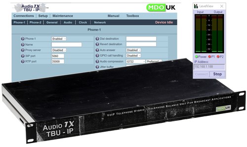 Audiotx tbu broadcast voip - audiotx,