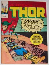 IL MITICO THOR Editoriale CORNO n. 3 ORIGINALE con ADESIVI • ECCELLENTE