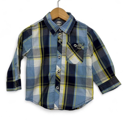 Timberland camicia bambino blu - timberland,