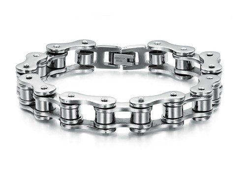 Bracciale uomo catena - uomo, moto