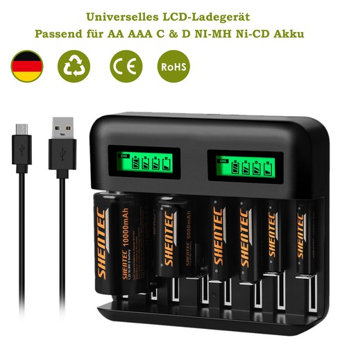Caricabatteria lcd rapido - lcd,