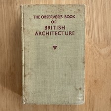 The Observer's Book of British Architecture 1951 First Edition