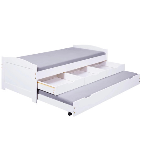 Letto singolo con cassetti - singolo,