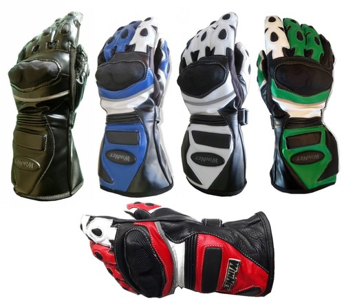 Guanti per moto pelle in - da,