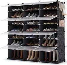 Scarpiera 12 porte HOMIDEC nera