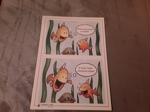 Postcard corries cabin fish - corries, &