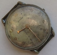 Cyma mens wristwatch nickel