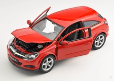 SPEDIZIONE LAMPO OPEL ASTRA GTC 2005 rosso/red Welly modello auto 1:24 NUOVO IMBALLO ORIGINALE SCATOLA