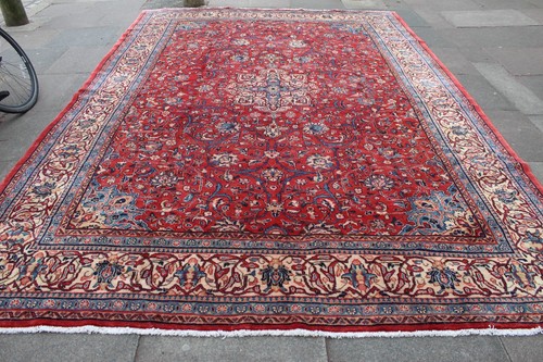 Tappeto grande vintage fatto - , a