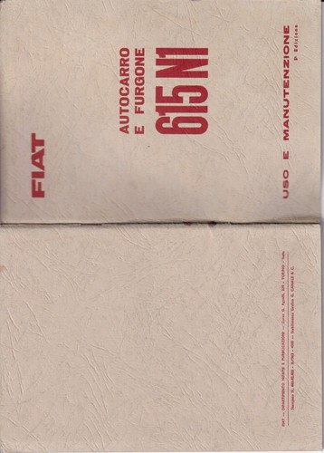 Libretto uso manutenzione - uso,