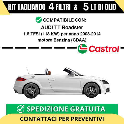 Tagliando per audi roadster - audi,
