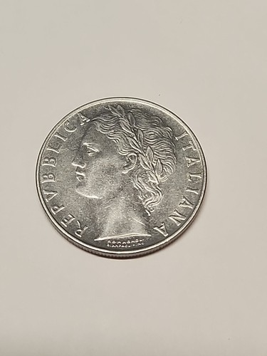Italy 100 lire coin - coin, 1957