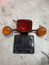 PORTA TARGA COMPLETO LUCI FRECCE KAWASAKI Z750 ORIGINALE 1976 1979
