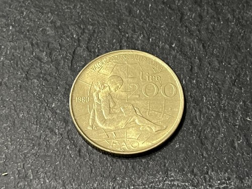 Moneta 200 lire - moneta, da