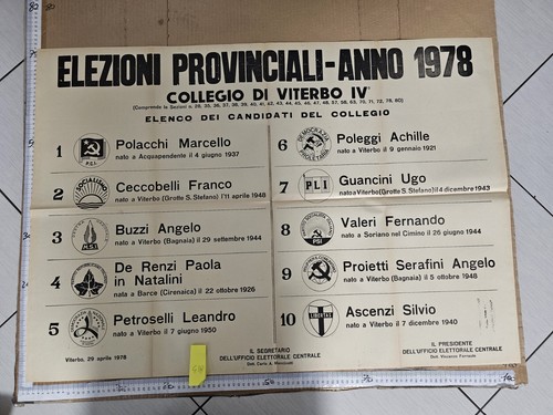 Manifesto viterbo elezioni - manifesto,