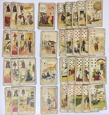 Raro mazzo di carte CESARE JONA TORINO 1928  cartomanzia COMPLETO