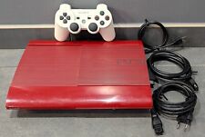 Console Sony Playstation 3 PS3 Ultra Slim Rouge CECH-4004C 500 GO - Bon état