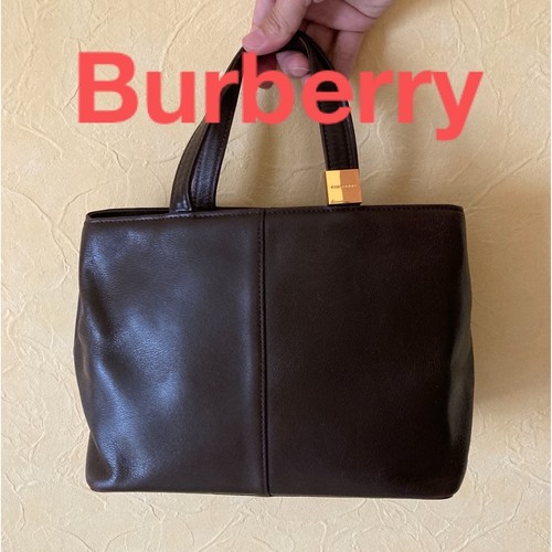 Burberry leather handbag - leather, nova