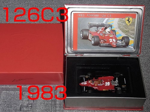 Modellino ferrari 126c3 arnoux - ferrari,