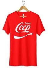 T-Shirt Maglietta Album Enjoy CCCP Fedeli alla Linea Tshirt Rock Italiano Punk