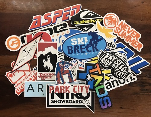 Lotto adesivi sci snowboard