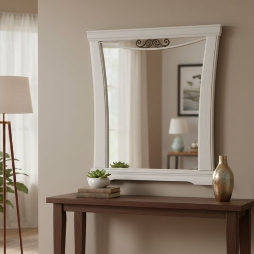 Specchiera athena legno - legno, con