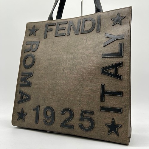 Borsa tote quadrata fendi roma - quadrata,