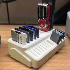 Organizzatore schede memoria compatibile SD TF MS CF XD USB