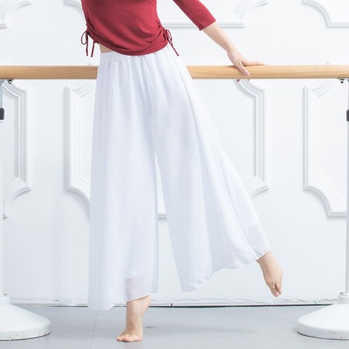 Donna chiffon gamba larga - chiffon,